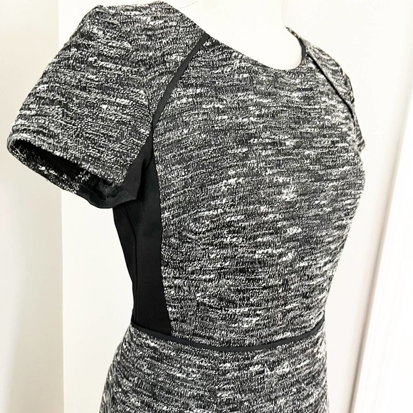 J. Crew Gray Tweed Skater Dress - Picture 3 of 9